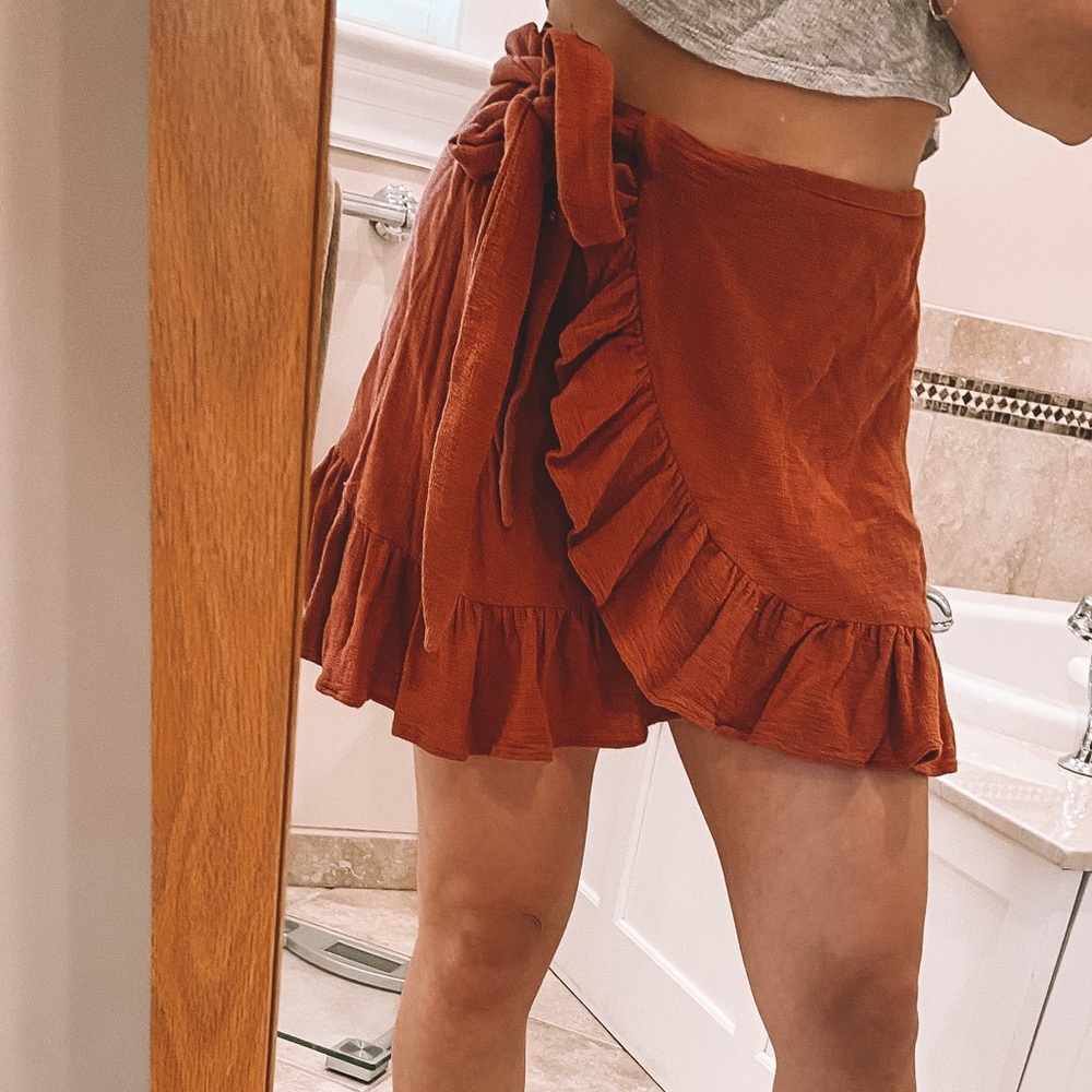 Zara Ruffle Wrap Skirt